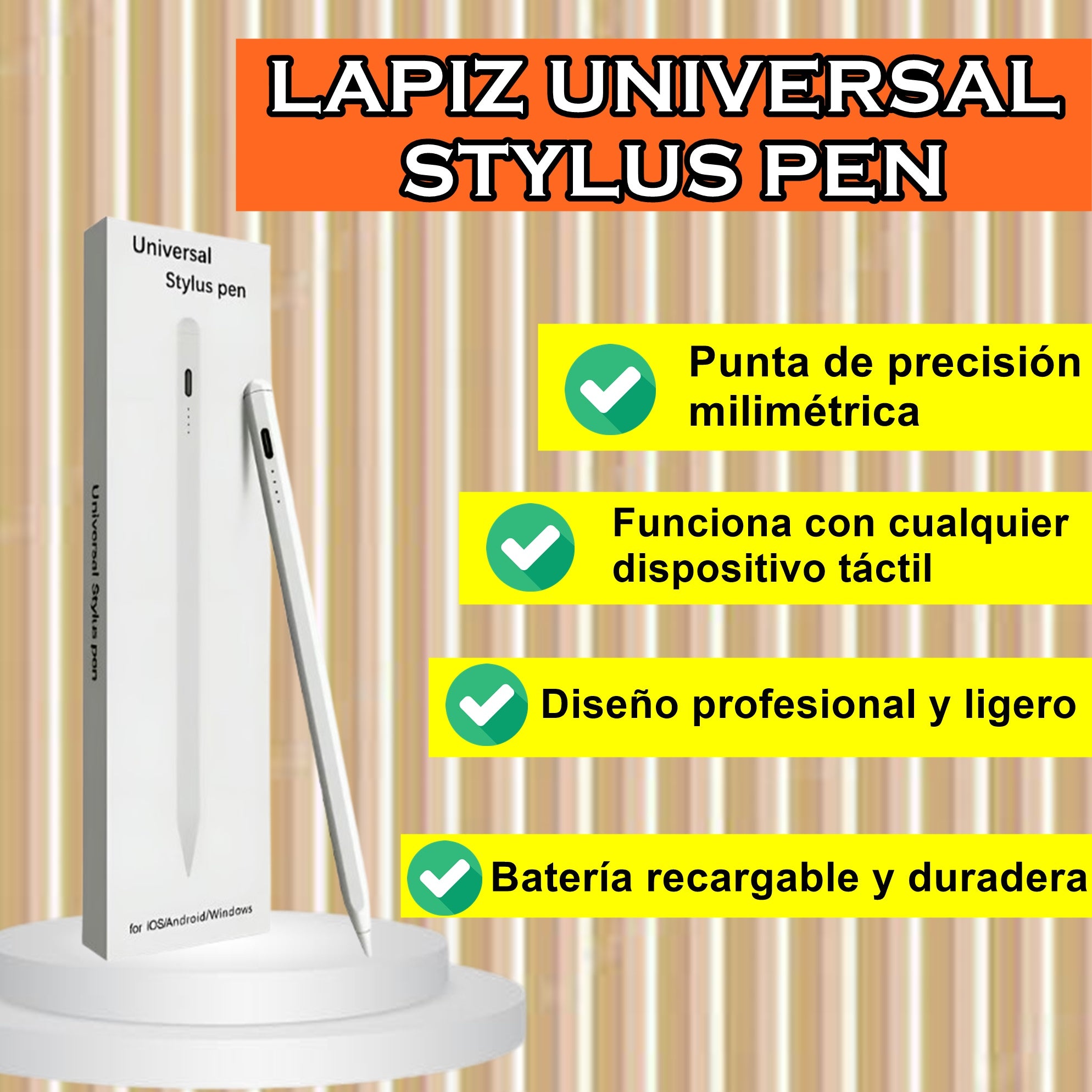 LÁPIZ UIVERSAL STYLUS PEN