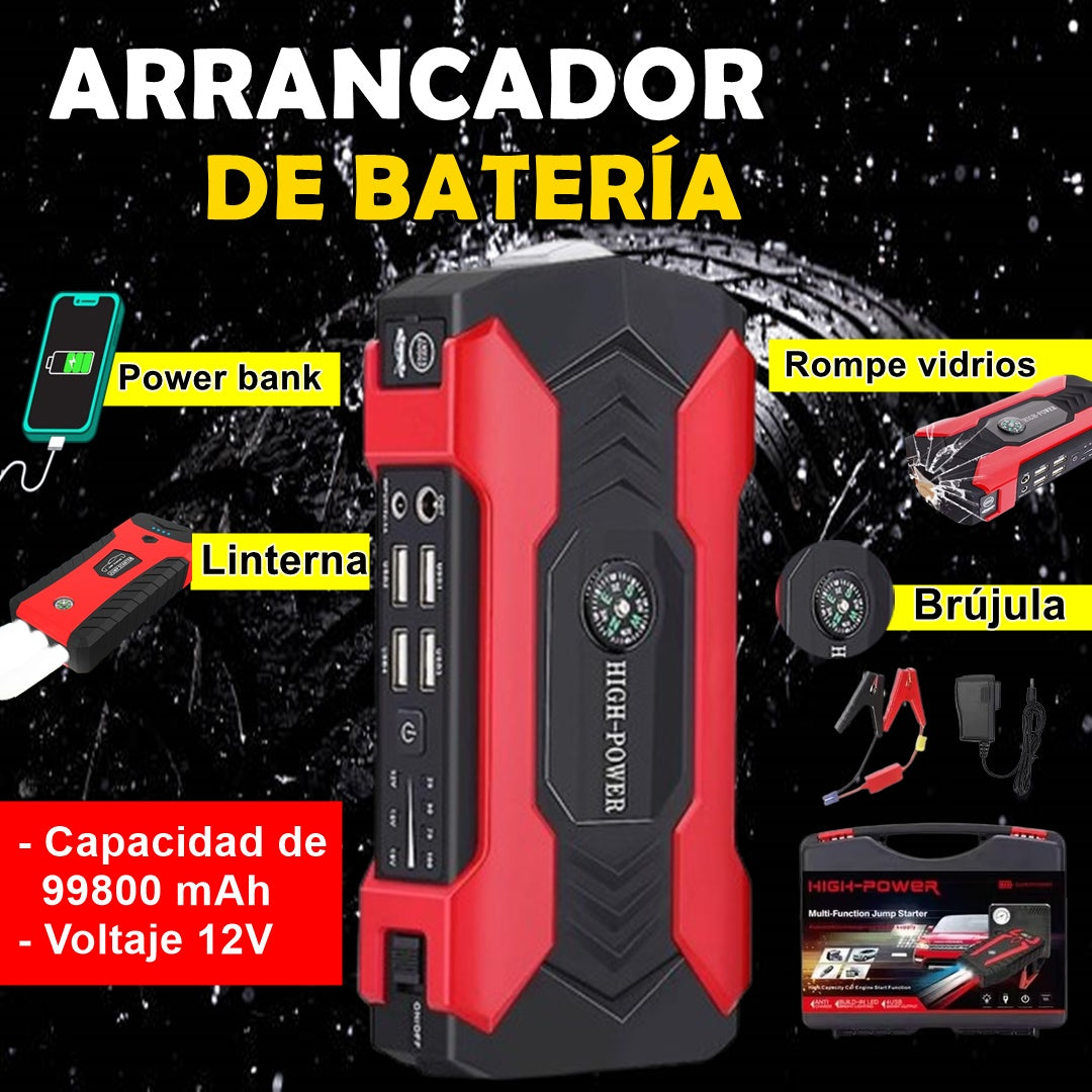ARRANCADOR 4 EN 1 DE BATERÍA